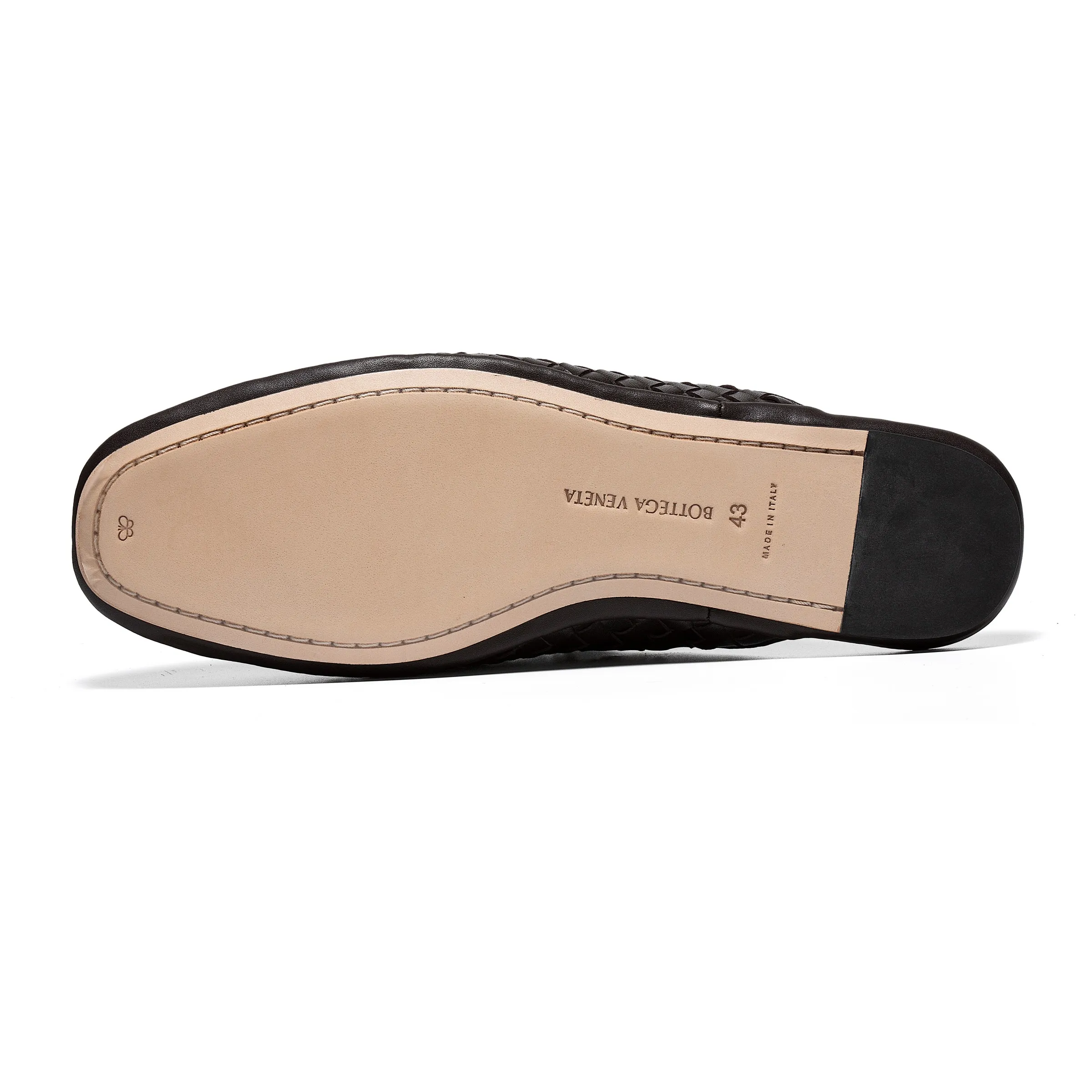 [BV] Top P: 720💰Size for couples: Female 35-39 Male 39--44 (Female 40. Male 38.45.46.47 customization is not returnable) [Note‼ ️] Add 💰 to size 46, add 💰 to size 47. Bottega Veneta's 2025 autumn counter synchronized genuine leather outsole classic woven half-drag couple model Bottega Veneta square toe flat shoes, imported mixed sheepskin, imported sheep! Leather outsole! [Rose][Rose]! Purely hand-woven and operated, the original board is reproduced one-to-one! quality assurance!